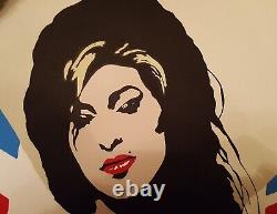 Pegasus street artist Amy Winehouse Fallen Angel (Rare artist proof)