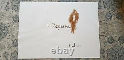 Pete Doherty Signed Blood Print Art Collection Very Rare Libertines Babyshambles