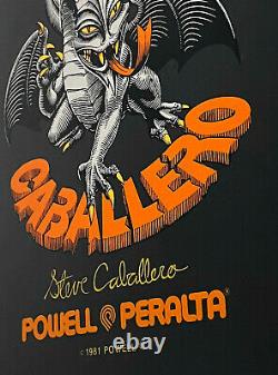 Powell Peralta RARE Caballero Series 4 Black Limited Bones Brigade Skateboard