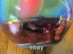 RARE 1/2000 NEW ZEALAND COGSWELL 3tall X 2 3/4 D. ART POTTERY LUSTERWARE-VASE