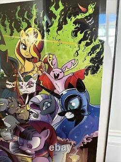 RARE 2015 My Little Pony Signed Andy Print Villains FRAMED Art #64/100 SDCC EXCL