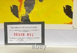 RARE DEATH NYC MARILYN MONROE POP ART LIMITED EDITION SIGNED 14/100. Yr 2020