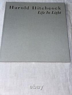 RARE SIGNED LIFE IN LIGHT Book By Harold Hitchcock Hardcover HC DJ Artist Art