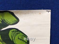 RARE Vintage The Incredible Hulk 1966 New York Silkscreen Poster 41 x 28