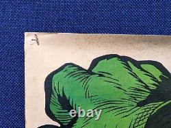 RARE Vintage The Incredible Hulk 1966 New York Silkscreen Poster 41 x 28