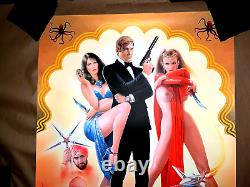 RARE mondo artist Octopussy James Bond 007 Movie Print Poster Enzo Sciotti x/65