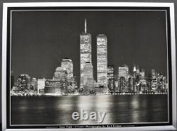 Ralf Uicker Twin Towers Printed Photo in Rare Glass Frame