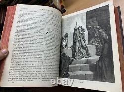 Rare 1897 Holy Bible Gustave Dore Artwork Old & New Testaments Book (ev5)