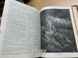 Rare 1897 Holy Bible Gustave Dore Artwork Old & New Testaments Book (ev5)