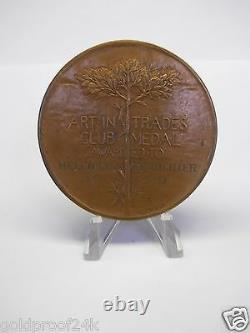 Rare 1920 School Art League Of New York City, For Merit Award Medal, Gorham Co