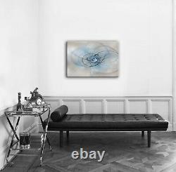 Rare 22 Blue 6 Sizes Canvas Ready To Hang Wall Art Office Living Room Bedroom