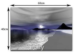 Rare 23 Purple 6 Sizes Canvas Ready To Hang Wall Art Office Living Room Bedroom