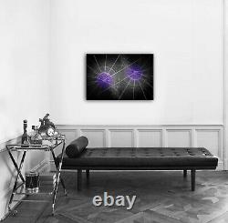 Rare 25 Purple 6 Sizes Canvas Ready To Hang Wall Art Office Living Room Bedroom