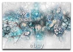 Rare 30 Teal 6 Sizes Canvas Ready To Hang Wall Art living Room Bedroom Office