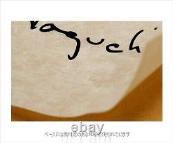 Rare Akari Isamu Noguchi print on Japanese Washi paper 1 AY Orange Picture Paper