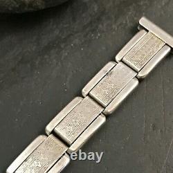 Rare Art Deco Sterling Silver 1930s Vintage Watch Band 5/8 nos Amcraft USA