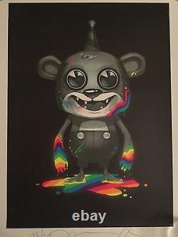 Rare Clandestine Industries Death of Neon Poster Print Pete Wentz Fall Out Boy