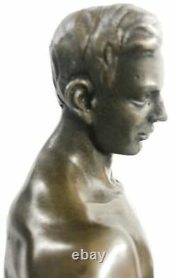 Rare Collectible Masterpiece by Italian Artist Mavchi Bronze Sculpture Statue NR