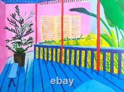 Rare David Hockney Lithograph Print 60 Years Of Work Tate Museum Exhbt Poster