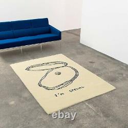 Rare David Shrigley Rug Carpet Pearl I'm Special LIMITED EDITION 200 x 120 cm