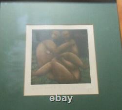 Rare Eng Tay Limited Edition Erotic Signed Etching Four Seasons Collection