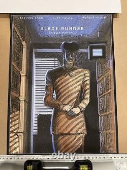 Rare Laurent Durieux Blade Runner Concept Sketch Mini Print Poster In Hand In Uk