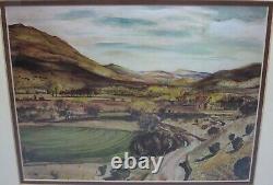 Rare Peter Hurd Print Hondo Valley in the Spring 1980 Signed & Numbered