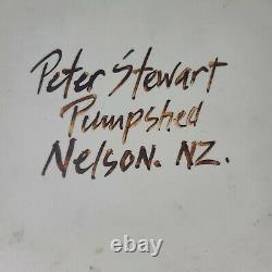Rare Peter Stewart Pumpshed Pottery Nelson New Zealand Fish Art Pottery Plate