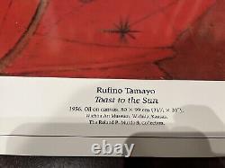 Rare RUFINO TAMAYO + 1952 Awesome Signed Print Ltd. Edition New Gold 22x26.5