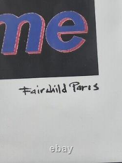 Rare Supreme x Fairchild Paris Peanuts Snoopy Print Numbered
