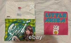 Rare Yui Hatano Signed collaboration T-shirt drawn by Mr. SRBGENk Brand New