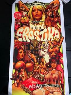 Rockin' Jelly Bean Art Mondo Erostica Silk Screen Poster 100 Limited Rare 3rd