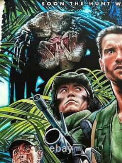 Roger Motzkus The Predator Rare Limited Edition Movie Art Print Nt Mondo