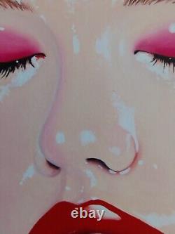 SARA POPE Lips Signed Limited Edition Of 50! A6 14.8 X 10.5cm RARE
