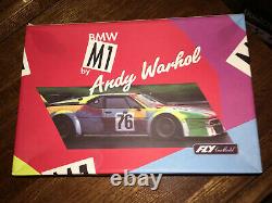 SUPER RARE & Difficult TO FIND! Fly ANDY WARHOL BMW M1 ART CAR slot Car