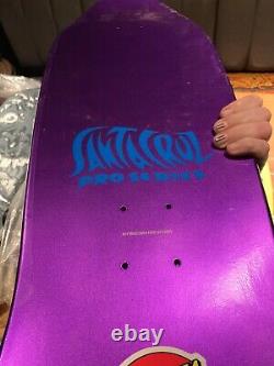 Santa Cruz Jason Jessee Sungod Reissue Skateboard Deck. Rare Purple