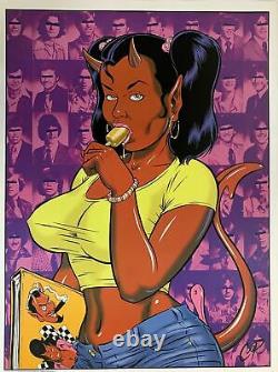 School Girl Art by Coop Rare 2003 Poster 24 x 32