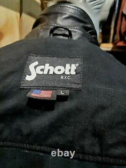 Schott NYC Rare Supple Trucker Euro Lightweight LAMBS Leather Jacket NEWT