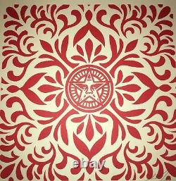 Shepard Fairey Japanese Fabric Patten Set Rare Signed Numbered OBEY Print Poster