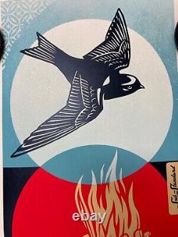 Shepard Fairey OBET Sub-Standard screen print SIGNED LIMITED EDITION MINT & RARE