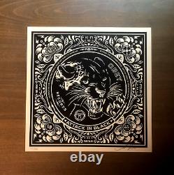 Shepard Fairey OBEY RECORDS Signed Numbered Screen Print 116/150 RARE