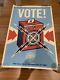 Shepard Fairey Vote Edition Of 350 Signed 2008 Rare Not Banksy
