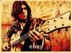 Shepard Fairey'neil Young' Rare Limited Edition Early Print