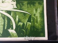 Shepard Fairey'spider Lily' Rare Limited Edition Print Stored Flat