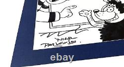 Signed Nigel Parkinson The Beano Artist Dennis The Menace Artwork Doodle Rare