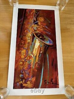 Simon Bull Smooth Image Size 12x24 Lithograph Signed & Numbered 23/100 RARE