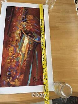 Simon Bull Smooth Image Size 12x24 Lithograph Signed & Numbered 23/100 RARE