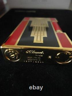 St Dupont Lighter Art Deco Line 2 New, Gold, Ultra Rare, Bnib, From 1996 Untoched