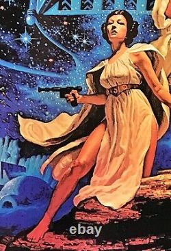 Star Wars A NEW HOPE Original 1977 RARE movie poster 20 X 28 Hildebrandt Art