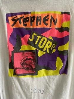 Stephen Sprouse Super RARE T-shirt with Andy Warhol camouflage print Vintage 1987